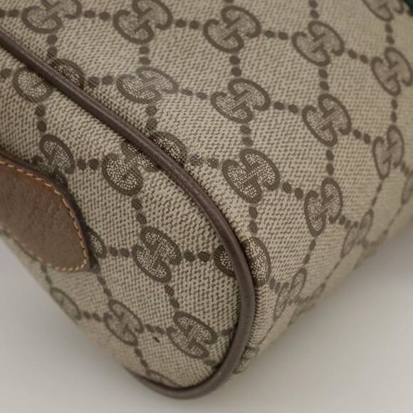 GUCCI Web Sherry Line GG Supreme Shoulder Bag Pvc Beige 98 02 004 - Picture 13 of 16